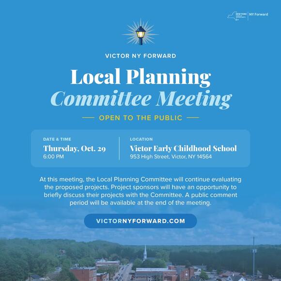 Victor Local Planning Committee meets Oct. 29 - NewsBreak