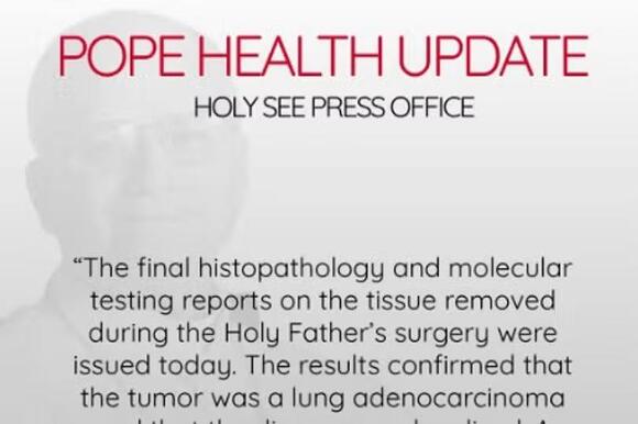 Vatican issues cancer update on Pope Leo after part of his lung removed