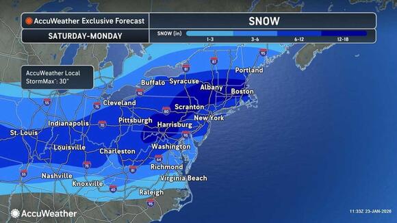Brand-New Projected Snowfall Totals, Timing Released As Massive Storm ...