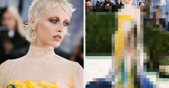 Emma Chamberlain Just Wore A Hand-Painted Dress To The Met Gala, And I