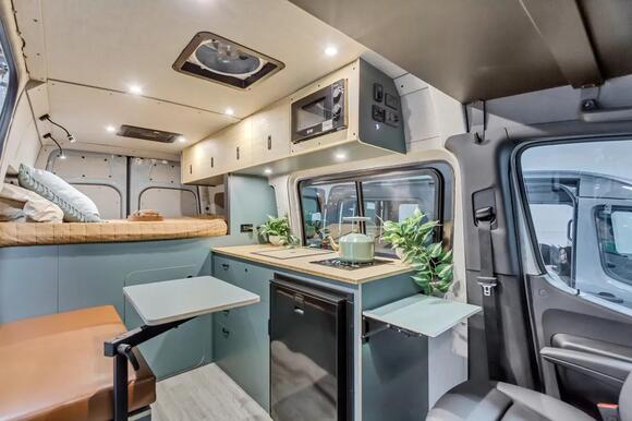 Brand-New Sprinter 144 Camper Van Packs Big Off-Grid Comfort Into a ...