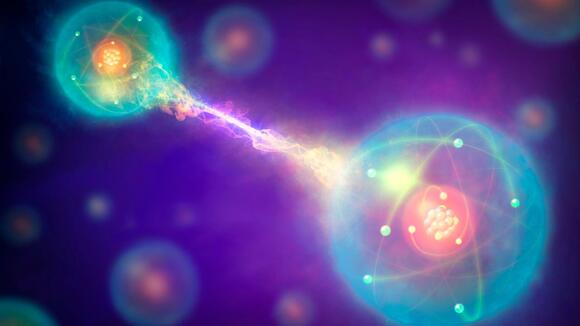 'Really, really weird': Physicists entangle two moving atoms for the ...