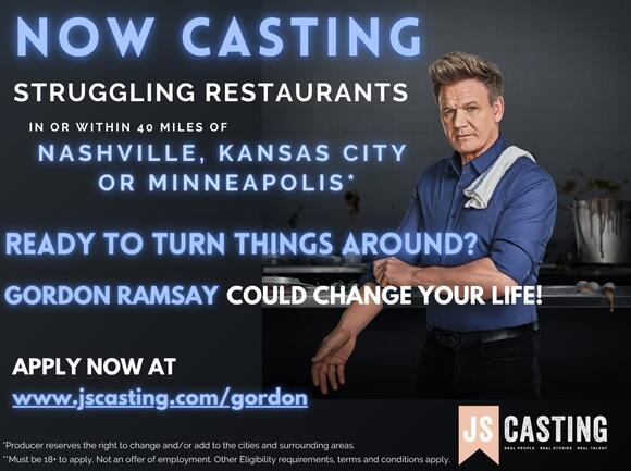 Casting Company Seeks Struggling Nashville Restaurants for Gordon ...