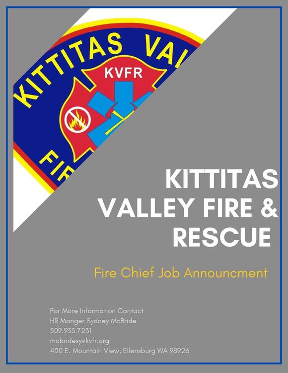 Kittitas Valley Fire & Rescue hiring new Fire Chief - NewsBreak