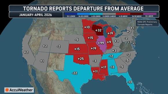 This state leads the nation for tornado reports in 2026 - NewsBreak