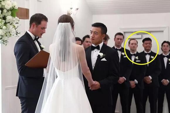 Angry bride struggles through vows as she's rudely interrupted by ...