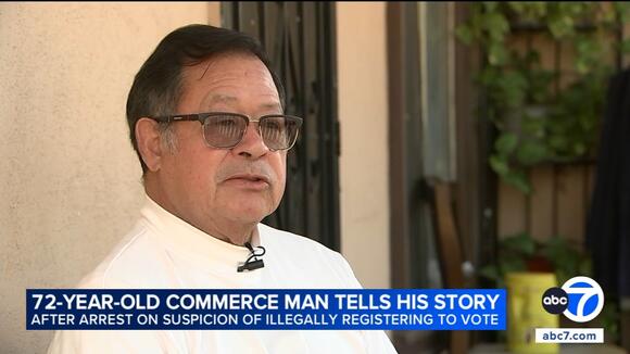 Commerce man accused of illegally registering to vote questions show of force during arrest