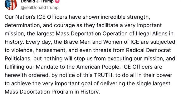 Donald Trump Orders ICE to Prioritize Deportations in Democratic Cities ...