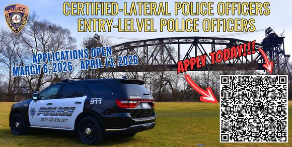 Joliet Police hiring entry-level and lateral officers - NewsBreak
