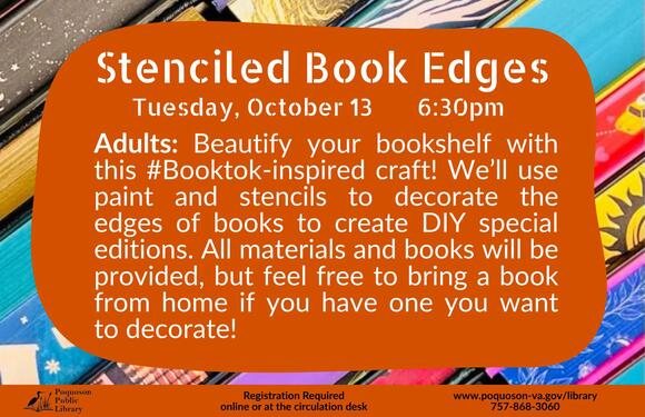 DIY book edge painting craft at library - NewsBreak