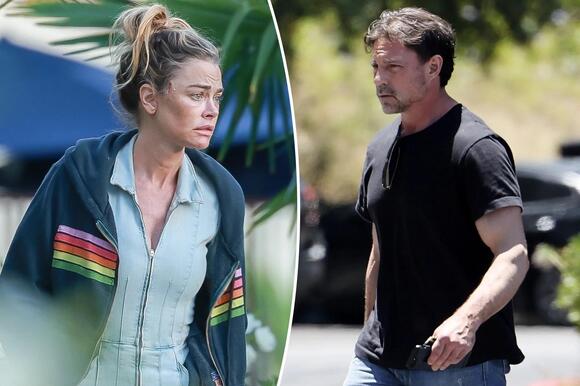 Cops called after Denise Richards unexpectedly shows up at ex Aaron Phypers'  home despite restraining order - NewsBreak