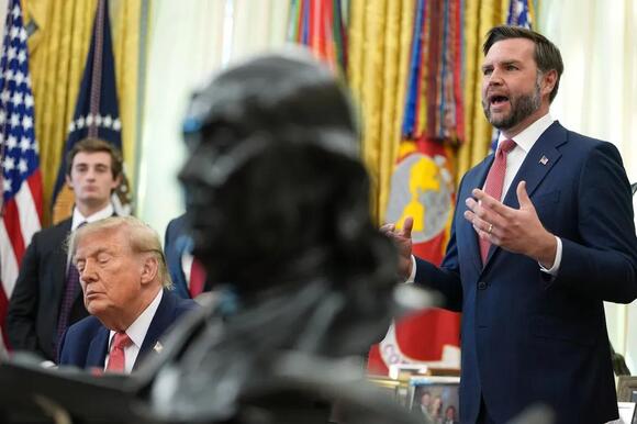 Trump says he hasn't spoken to Vance about a 2028 endorsement