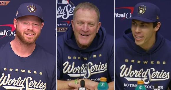 World Series interviews: Brewers’ Yelich, Murphy, others speak