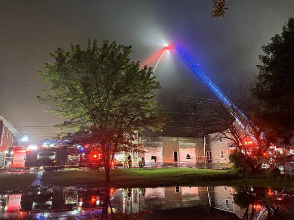 At least 10 displaced in apartment complex fire - NewsBreak