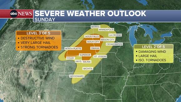 Plains and the Midwest bracing for more severe weather, possible ...