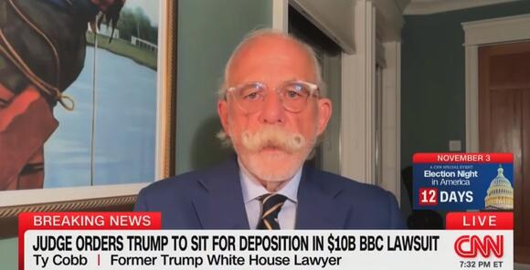 Former Trump White House Lawyer Predicts President Will ‘Walk Out’ of Deposition in Defamation Case