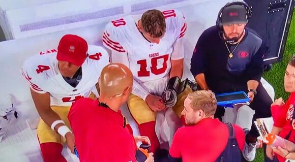 BREAKING : 1 minute after 49ers vs. Rams, NFL launches an investigation into suspected doping food consumed by QB Mac Jones after limping off the field during the game against the Rams -thang123