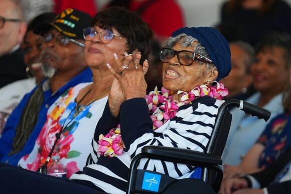 Opal Lee, 'grandmother of Juneteenth,' spends 100th birthday at the ...