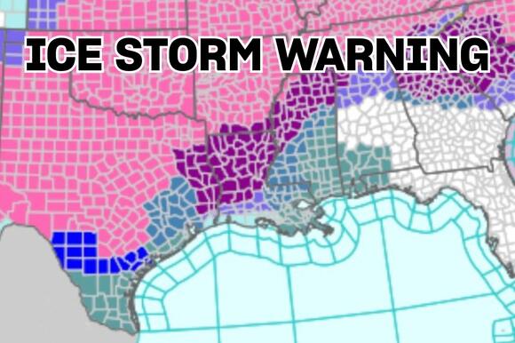 Lufkin and Nacogdoches Are Now Under An Ice Storm Warning - NewsBreak