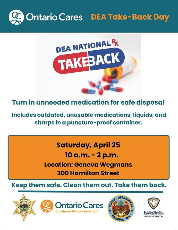 💊 Safely Dispose of Unused Medications on April 25 in Geneva - NewsBreak