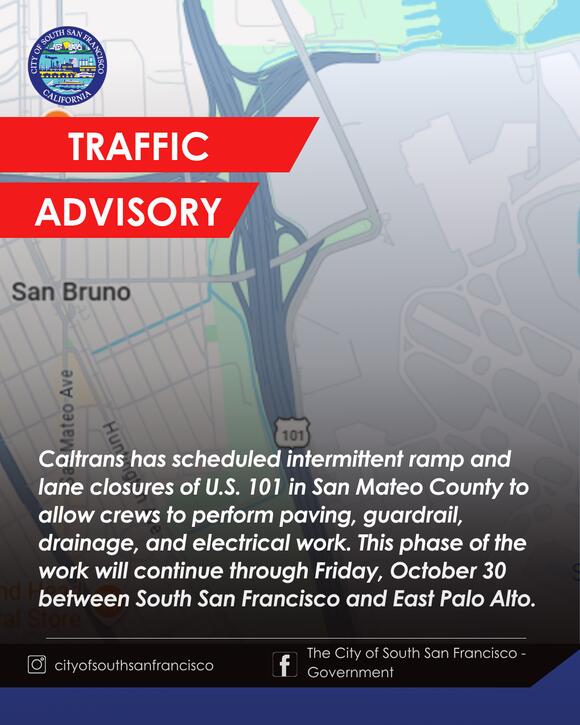 Night and day closures on U.S. 101 this week - NewsBreak