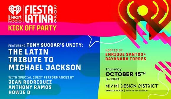 2026 iHeartRadio Fiesta Latina Kick Off Party Returns to Miami Design ...