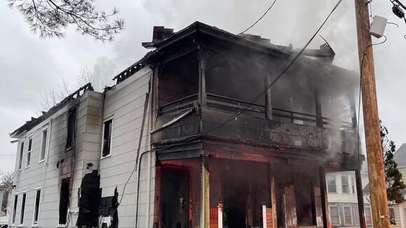 2 firefighters suffer minor injuries during massive house fire in Beacon