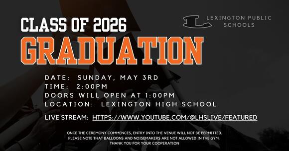 Lexington High School Class of 2026 Graduation Set - NewsBreak