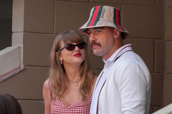 Taylor Swift and Travis Kelce Enjoy PDA Filled Night Out at Stanley Cup