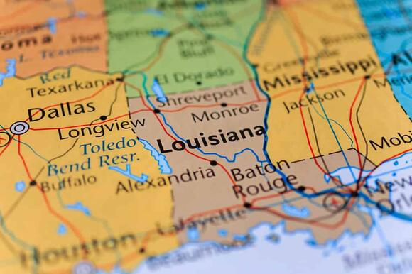How Big Is Louisiana? See Its Size in Miles, Acres, and How It Compares ...