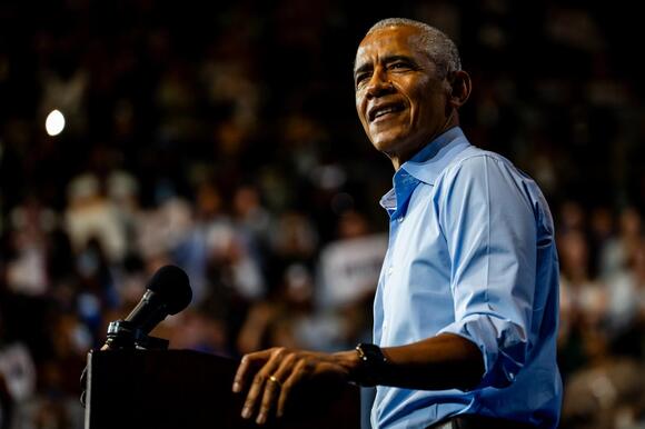 Barack Obama blasts Trump, touts Acton and Brown during Ohio rally