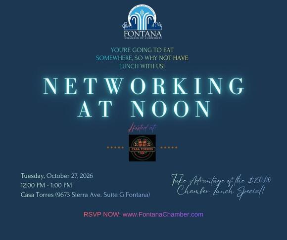 Networking at Noon lunch event on Oct. 27 - NewsBreak