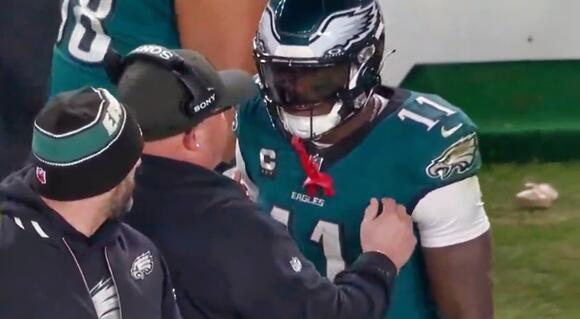 Social Media Lip Readers Think They've Uncovered The Vulgar One-Word Name AJ Brown Called Nick Sirianni During Ugly Sideline Fight [VIDEO] - NewsBreak