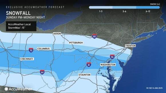 WINTER WEATHER ALERT: NYC area will get coating of snow as cold ...