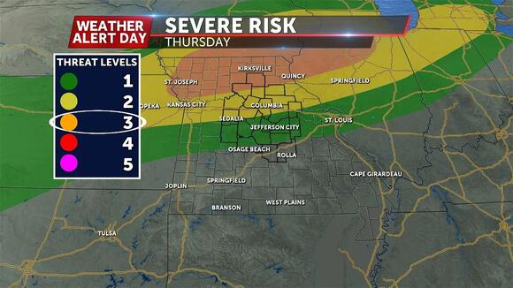 Weather Alert Day: Large hail and damaging winds possible this evening