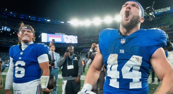 Cam Skattebo's Dad Triggers Political Firestorm With Curious Pic Ahead Of  Giants-Eagles Rematch [PHOTO] - NewsBreak