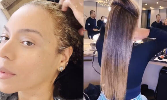 Play With Somebody Else! Beyonce Shows Off Her Healthy Natural Hair And ...