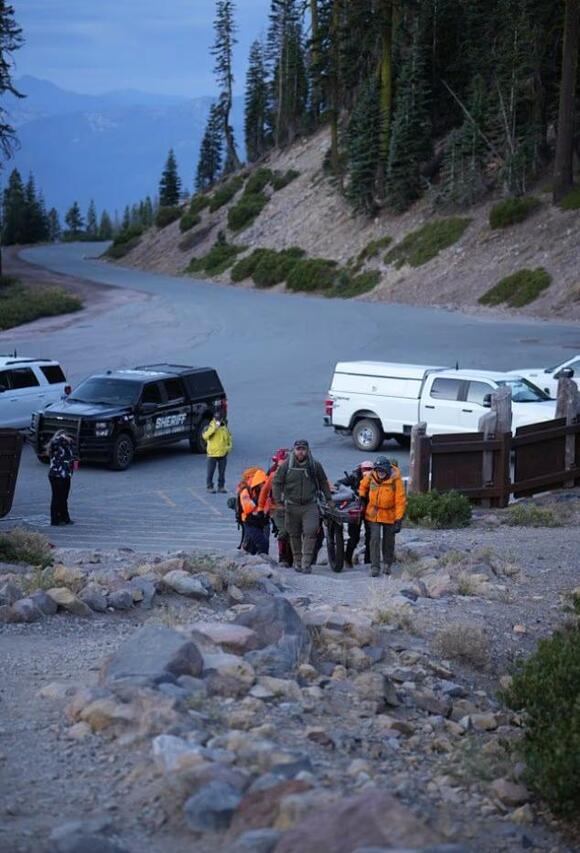 Huge rescue operation after tourist tried to climb California mountain ...