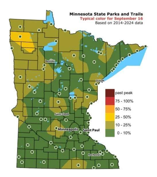 2025 Peak Fall Color Predictions are Out for Minnesota - NewsBreak