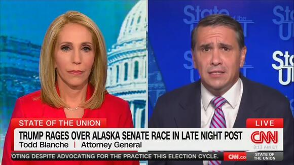 ‘Come On Man, That is Crazy! ' Todd Blanche Fumes at CNN's Bash for Asking About a ‘Doomsday Scenario’ Where Trump ‘Tries to Overturn the Election’