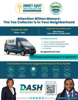 📅 Mobile driver license services in Wilton Manors Oct. 26 - NewsBreak