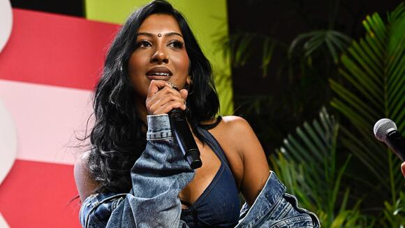 Katseye’s Lara Raj Tops Bikini Look With Netted Twist for Lollapalooza ...