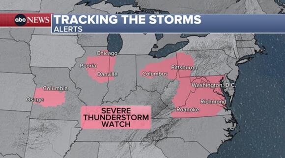 Severe storms roll through parts of US as heat wave continues - NewsBreak