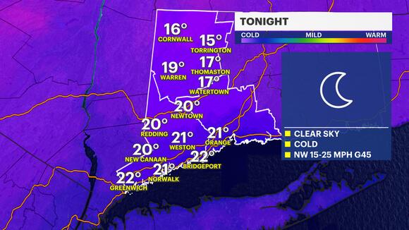 Bitter cold air & winds stick around this week throughout CT - NewsBreak