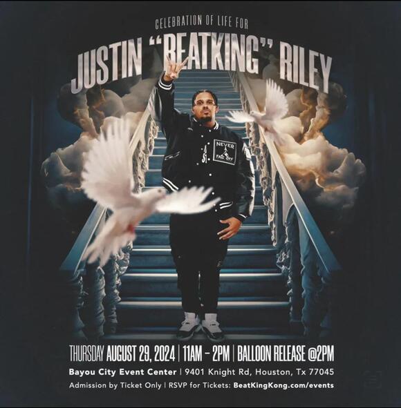 A Celebration of Life for Justin ‘Beatking’ Riley: RSVP For Final ...