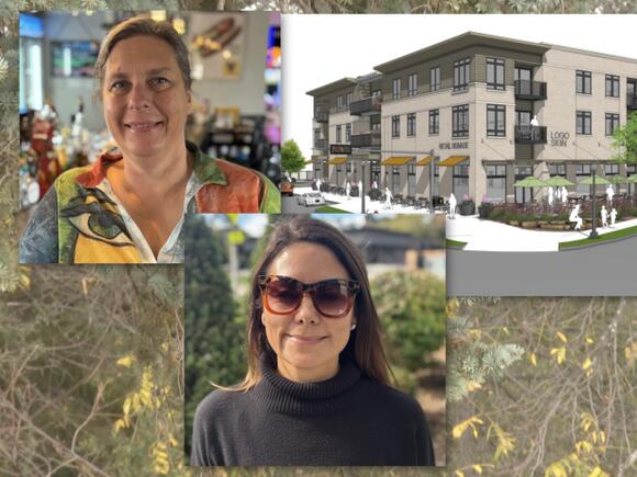 Neighbor local business welcome mixed use development in downtown