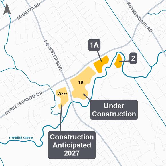 T.C. Jester Flood Control Project Expands Near Cypress Creek as ...