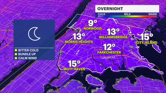 BITTER BLAST: Frigid temperatures for Monday; tracking overnight snow ...