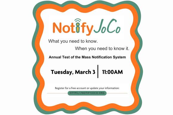 Johnson County to test NotifyJoCo alert system Tuesday - NewsBreak