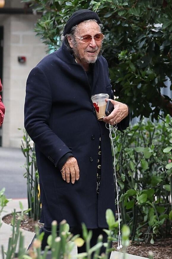 Al Pacino, 85, makes rare outing as he sparks reunion rumors with Noor ...
